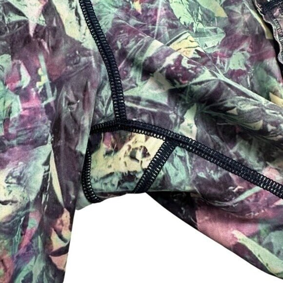 Lululemon Womens 6 Top Speed Run Crop Leggings Iridescent Multi Luxtreme Wicking - Picture 6 of 8